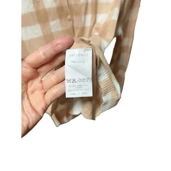 Antipast Check Cotton Cardigan - Picture 10 of 10